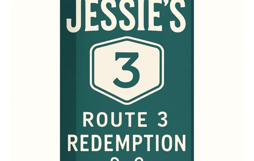 An illustration of a green beverage can with two fish