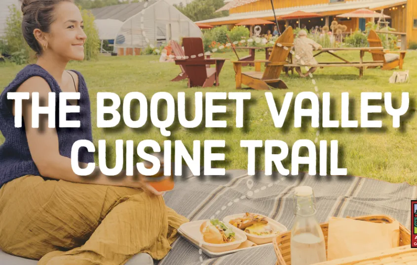 Boquet Valley cusine trail graphic