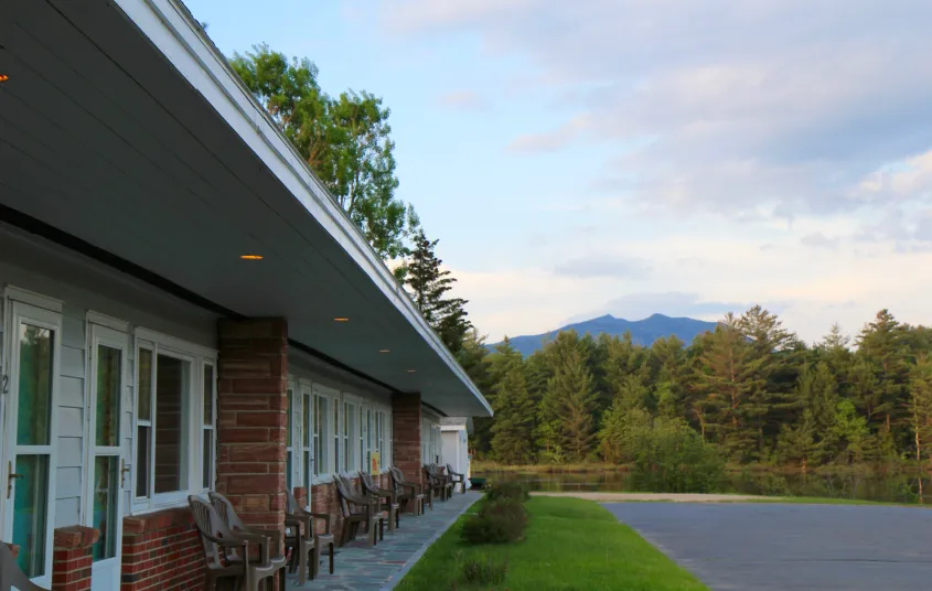 The mountain view from Sara Placid Inn & Suites
