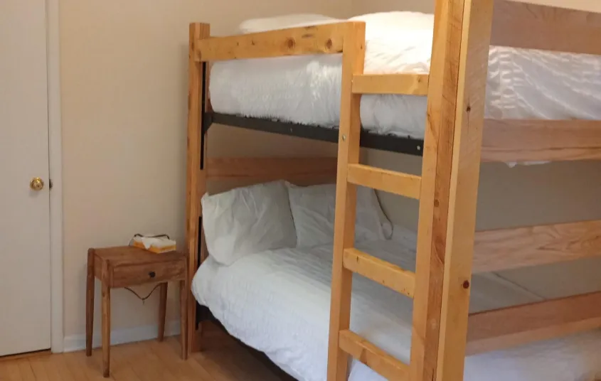 Double bunk beds at The Ashley.