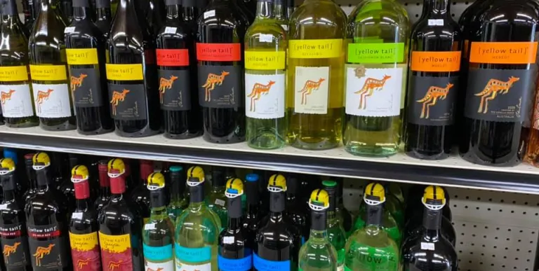 Wine selection at Boulevard Wine and Spirits