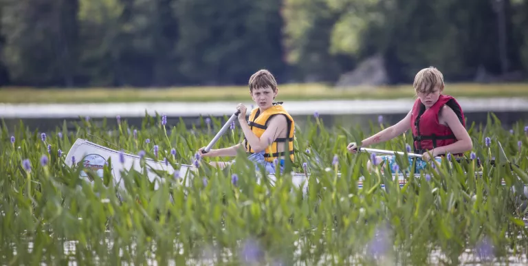 Enjoy the beauties of the Adirondacks on the Raquette River.