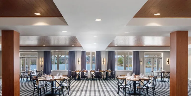 Dine in style at the Boathouse Saranac Lake Pub in Voco