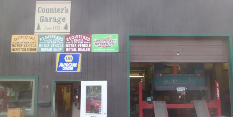 Exterior of Counters Garage