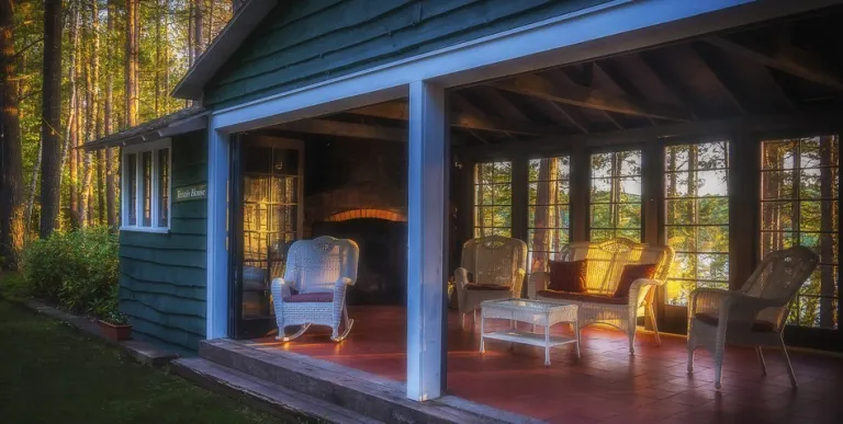 A pool table set to play.