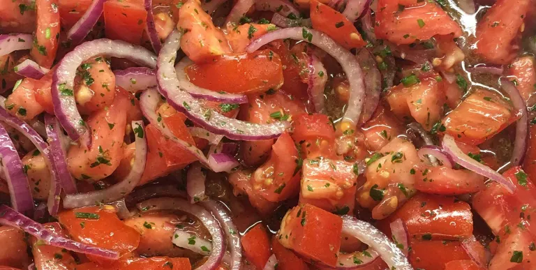 Herbed tomato salad
