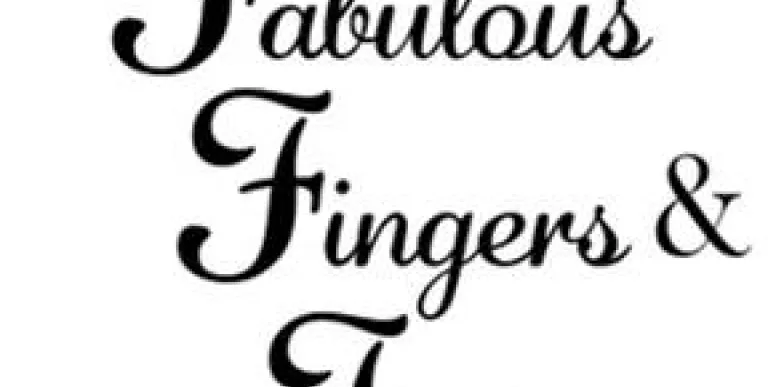 Fabulous Fingers & Feet in cursive lettering.
