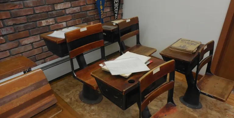 A school desk.