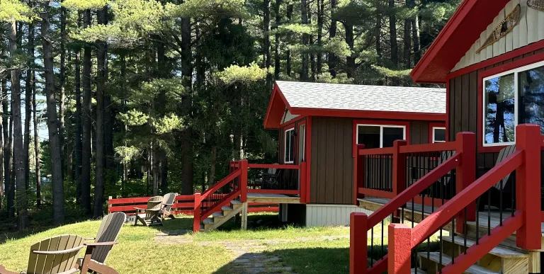 Living space open to dining and couch area