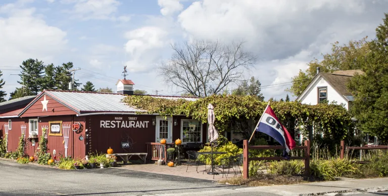 Exterior of the Main Street Restaurant