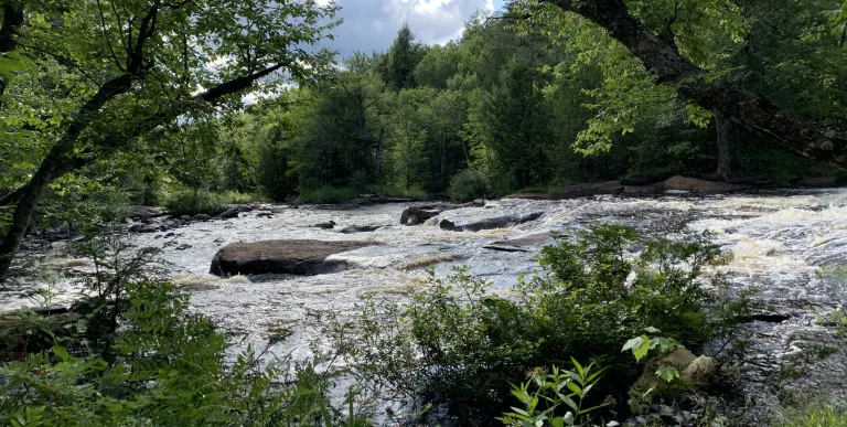 A view of Copper Rock Falls