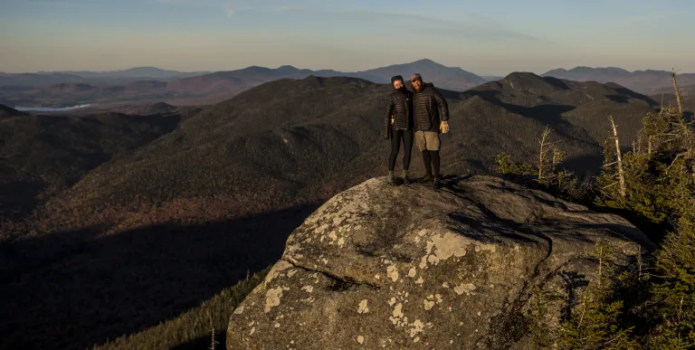 Sunset on Seymour Mountain.