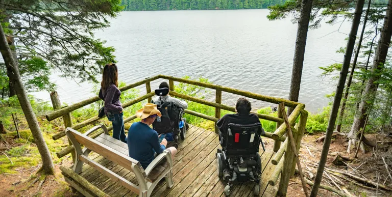 John Dillon Park overlook on Grandpas Lake