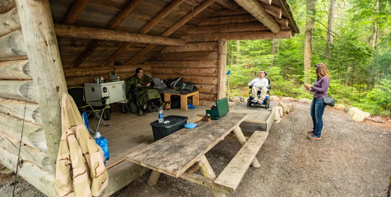 Accessible lean-to