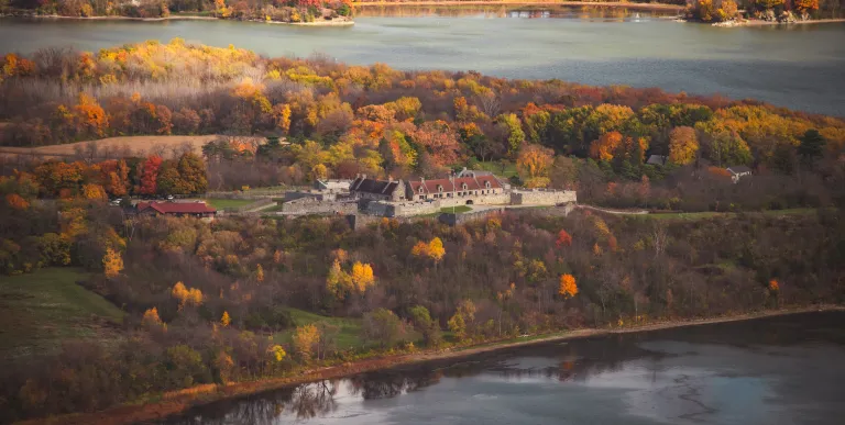 A birds-eye view of Fort Ti.