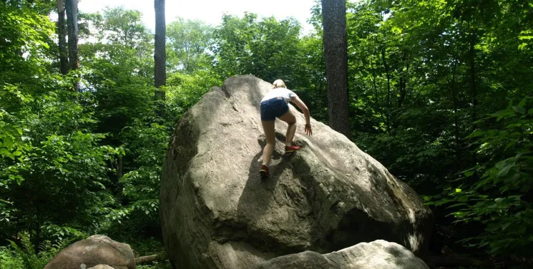 A boulder near Bear Mountain
