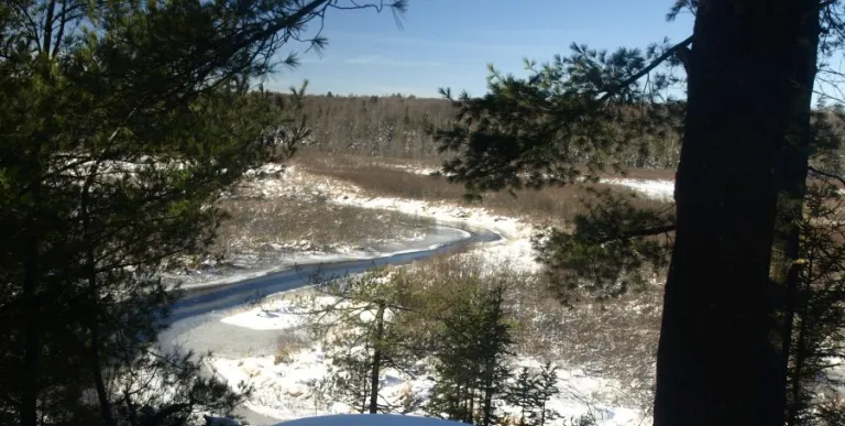 View from High Rock in the winter.