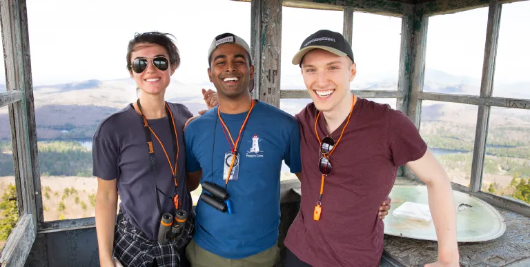 Hiking is a great group activity.