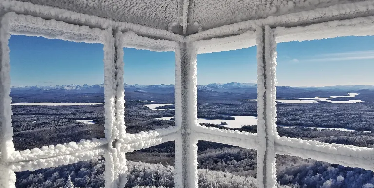 Winter from St Regis firetower