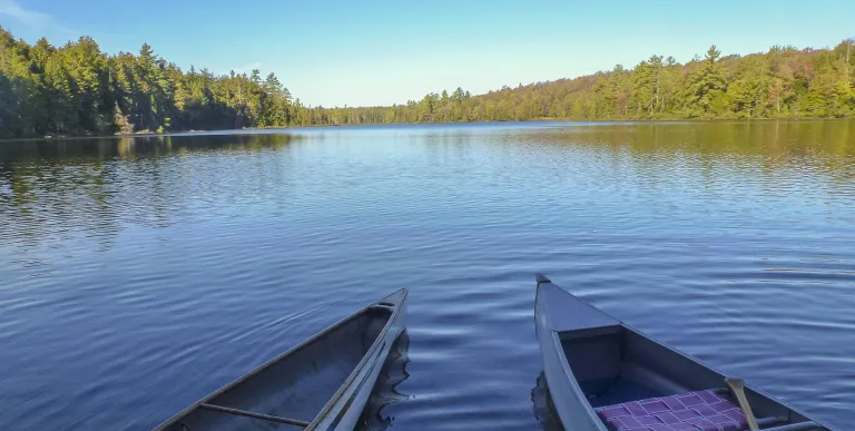Many connected water bodies means fine boating of all kinds.