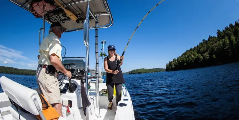 Big Tupper Lake is connected to Raquette and Simon ponds via the Raquette River.