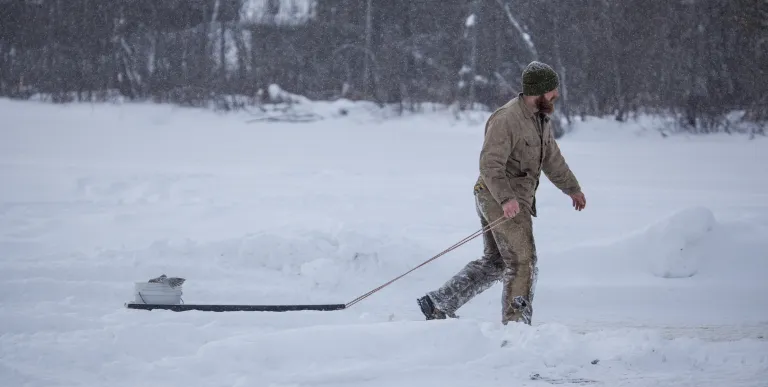 Fishery biologists believe that the state-record walleye lives in the lake.