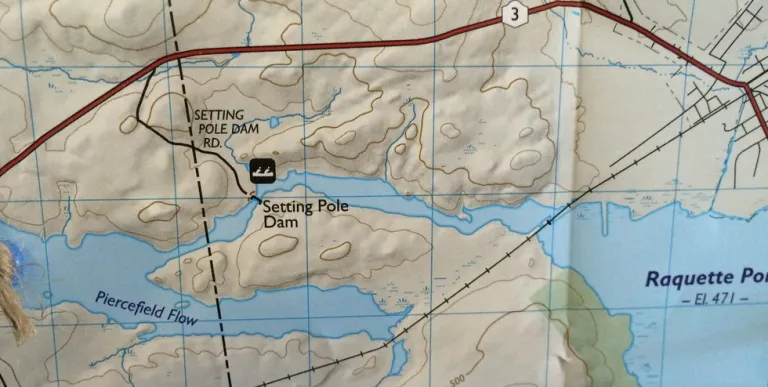 A map of a river