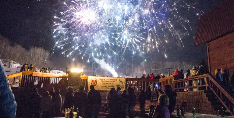 Fireworks at Titus during the ESWG.