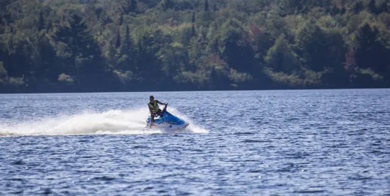 Ski-do on the water