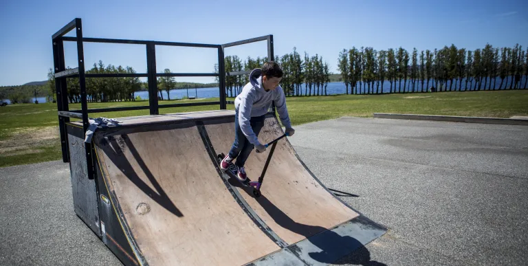 The Matthew Wilson Memorial Skateboard Park.
