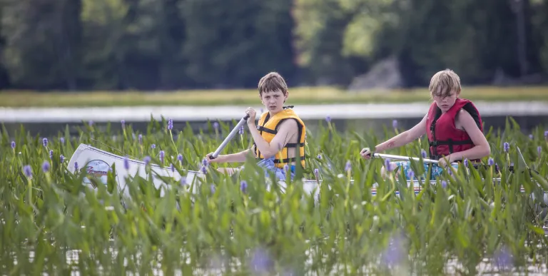 Enjoy the beauties of the Adirondacks on the Raquette River.