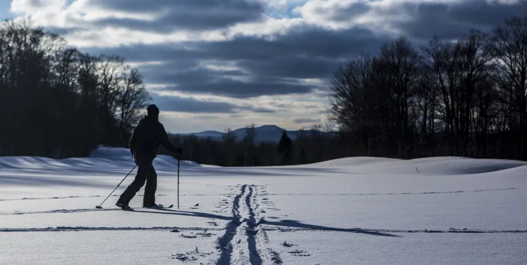 There are many great ski trails like Lower Dam and Big Trout Lake.