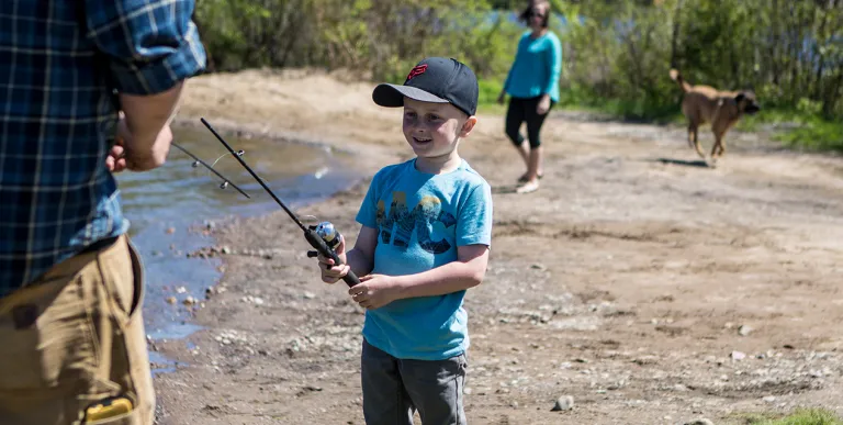 Start the joy of a lifetime and teach a child to fish.