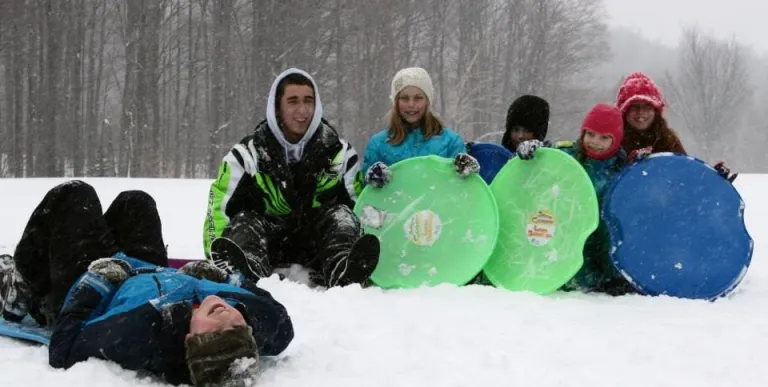 Saucers or sleds