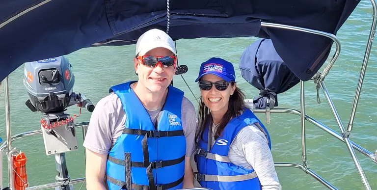 People sailing
