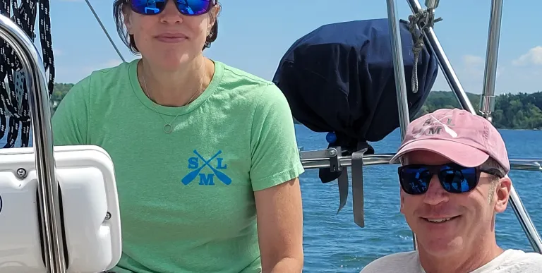 People sailing
