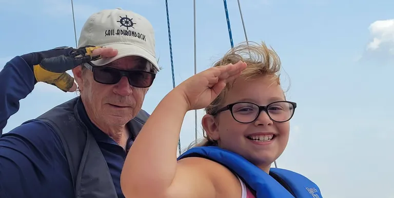 People sailing