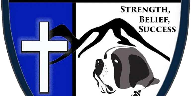St Bernards School logo of sheild