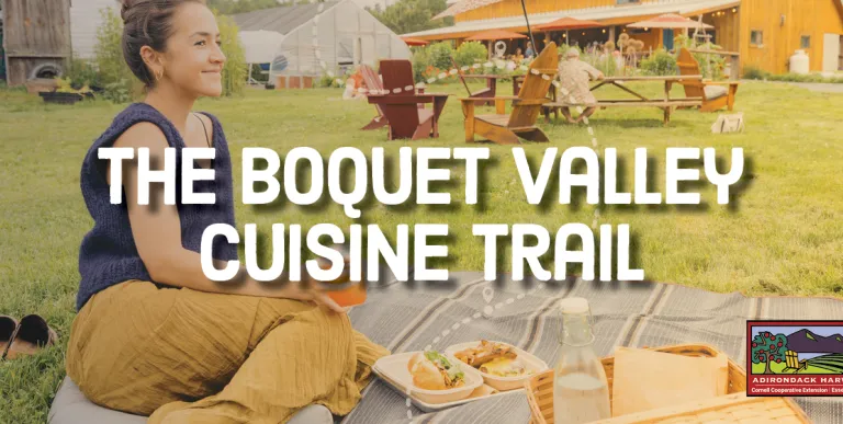 Boquet Valley cusine trail graphic