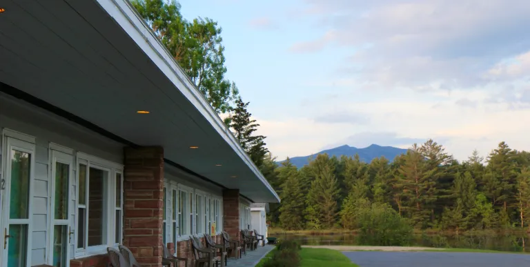 The mountain view from Sara Placid Inn & Suites