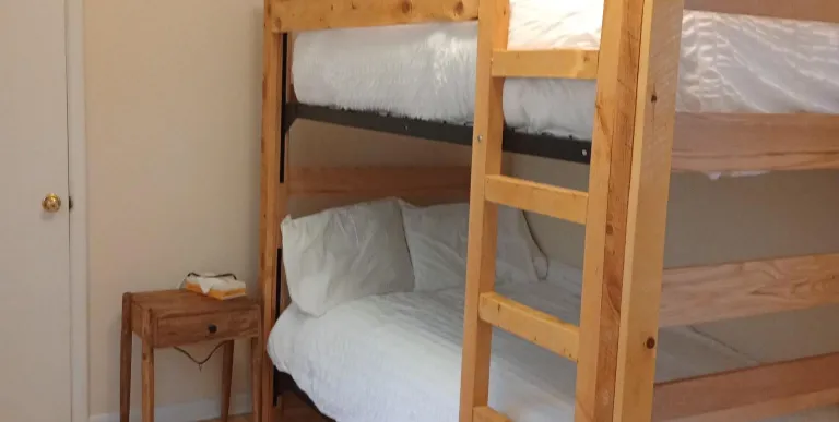 Double bunk beds at The Ashley.